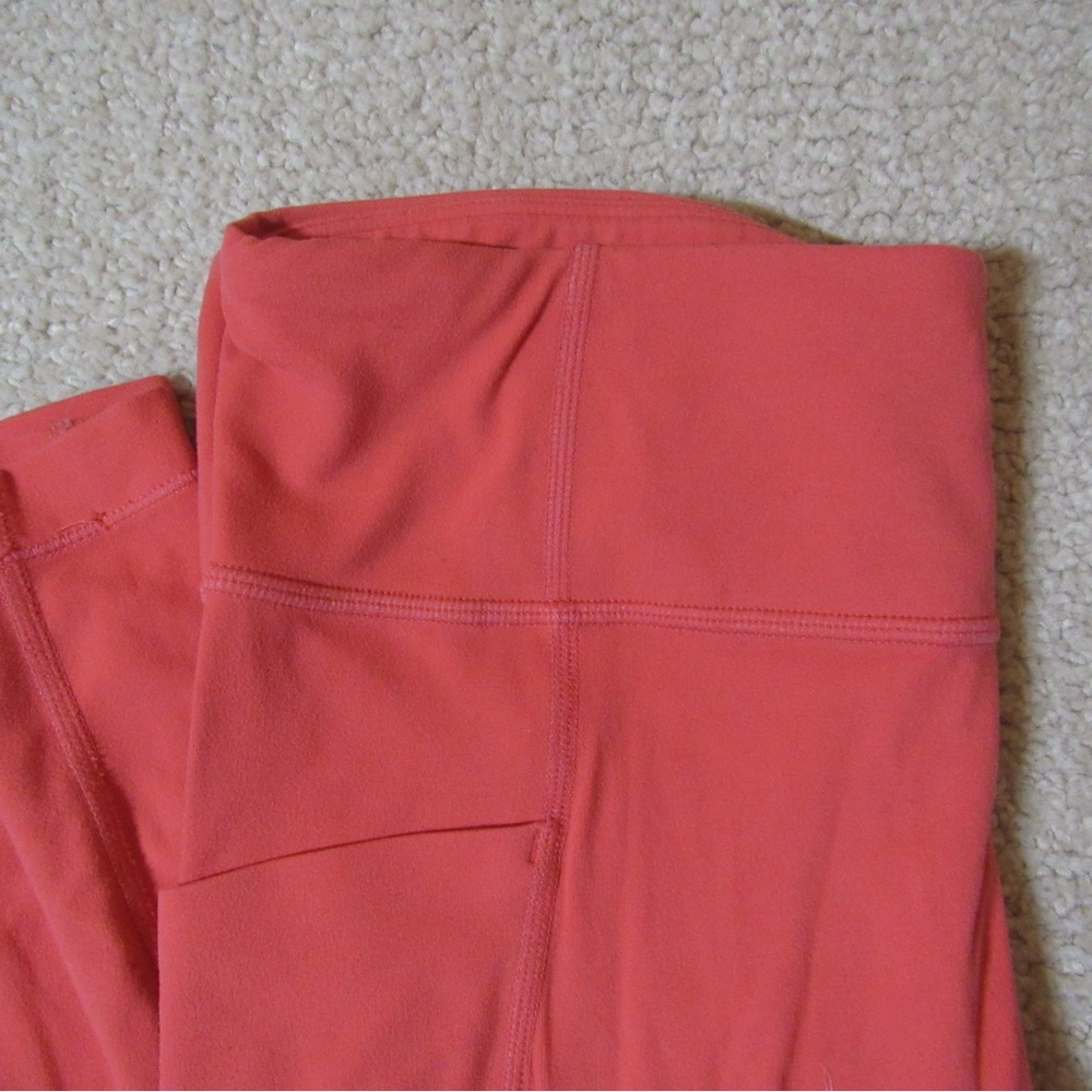 Athleta Girl Vibrant Coral Leggings